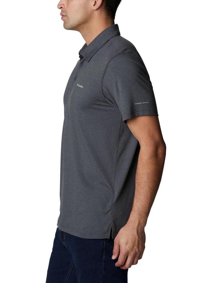 T-shirt męski Columbia Tech Trail z kołnierzem