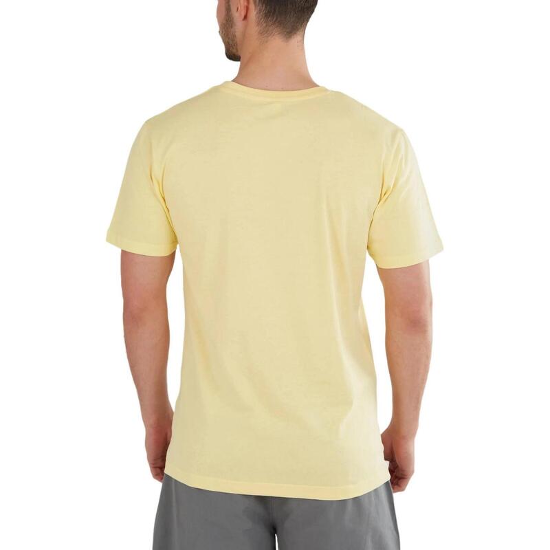 Basic-T Logo 04 férfi rövid ujjú póló - sárga