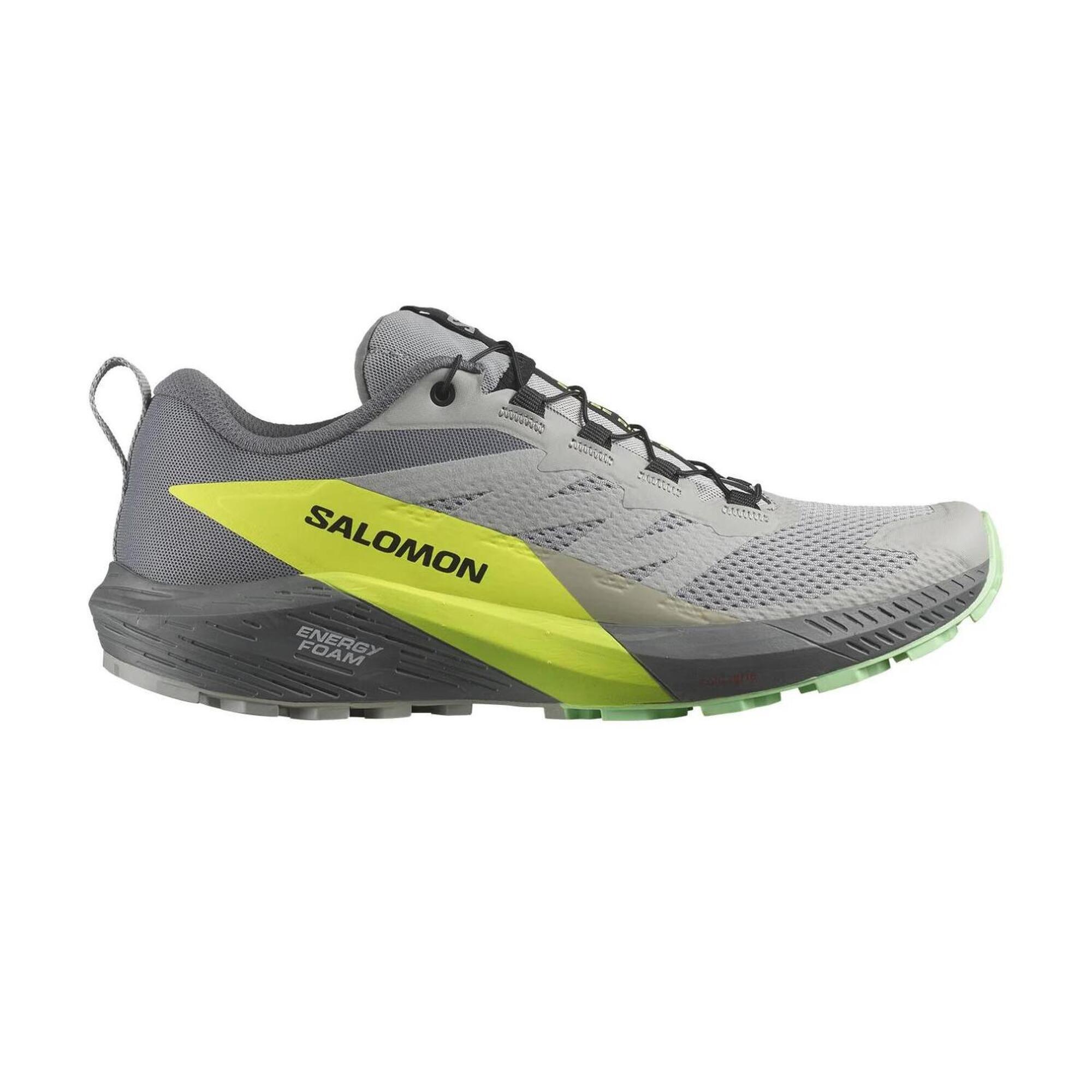 Salomon - Chaussure De Trail Salomon Sense Ride 5 Pour Hommes - Baskets - Gris - 45 1/3 - Decathlon