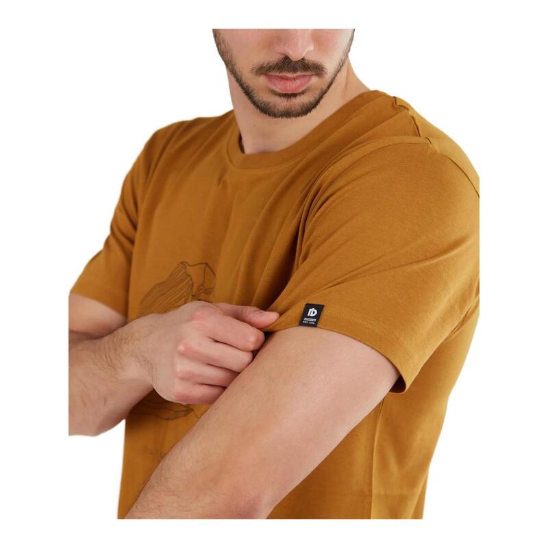 Legend T-shirt férfi rövid ujjú póló - sárga