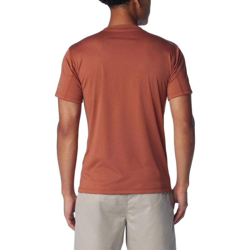 Zero Rules Short Sleeve Graphic Shirt férfi rövid ujjú sport póló - piros
