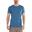 Jaggy Structured T-Shirt férfi rövid ujjú póló - kék