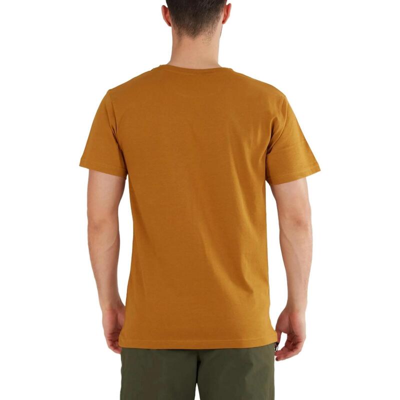 Legend T-shirt férfi rövid ujjú póló - sárga