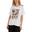 Nissa T-shirt női rövid ujjú póló - fehér