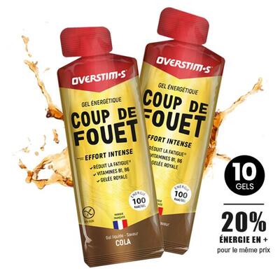 Coup de fouet energiegel booster - cola - 10 x 34g