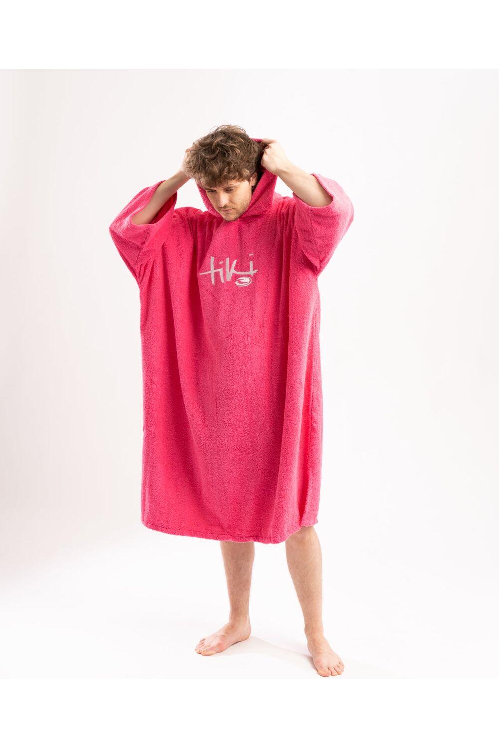 Adults Hooded Change Robe - Pink 2/7