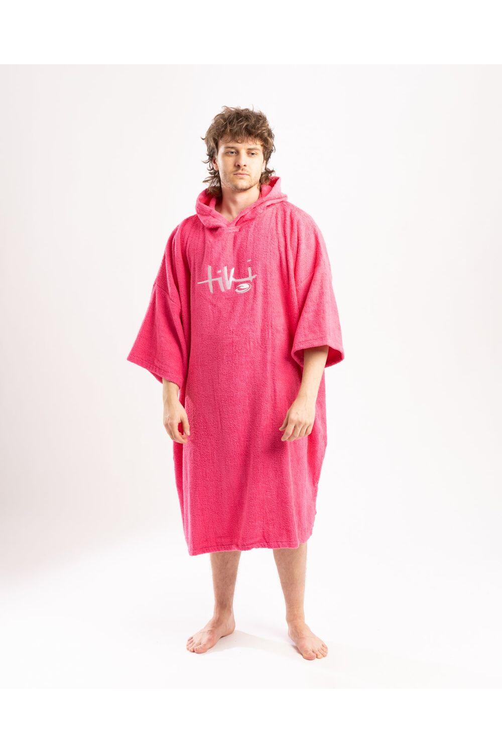 Adults Hooded Change Robe - Pink 5/7