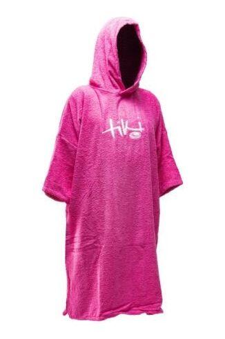 Adults Hooded Change Robe - Pink 1/7