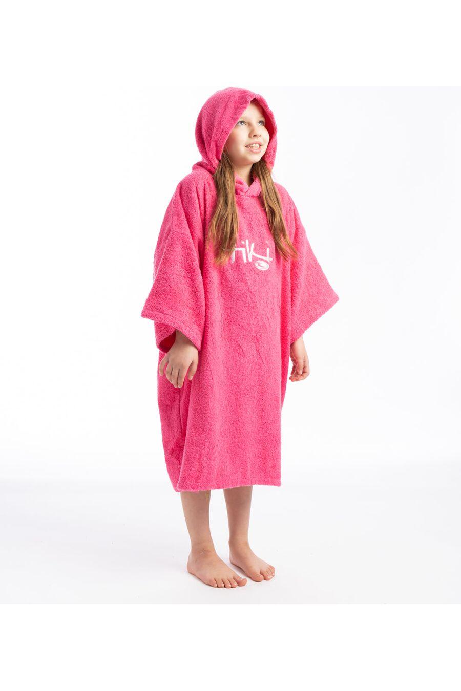Junior Hooded Change Robe - Pink 1/7