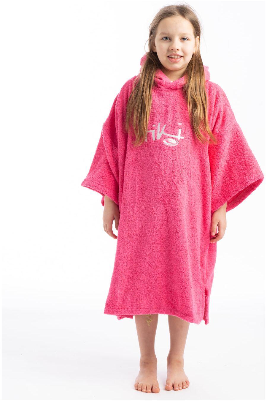 Junior Hooded Change Robe - Pink 4/7