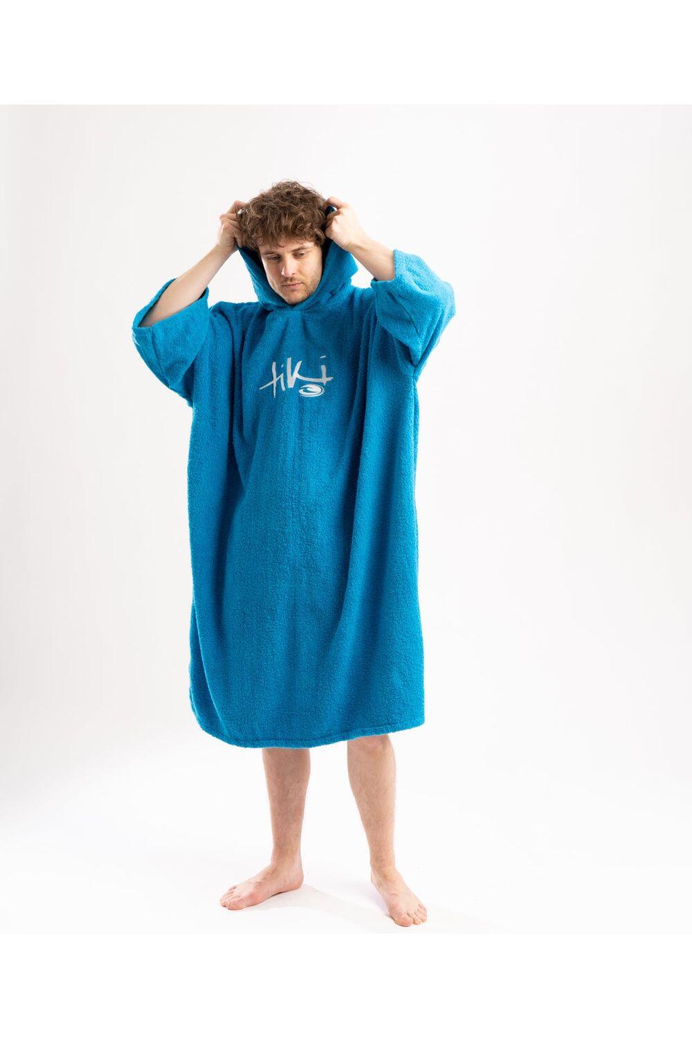 Adults Hooded Change Robe - Blue 5/7