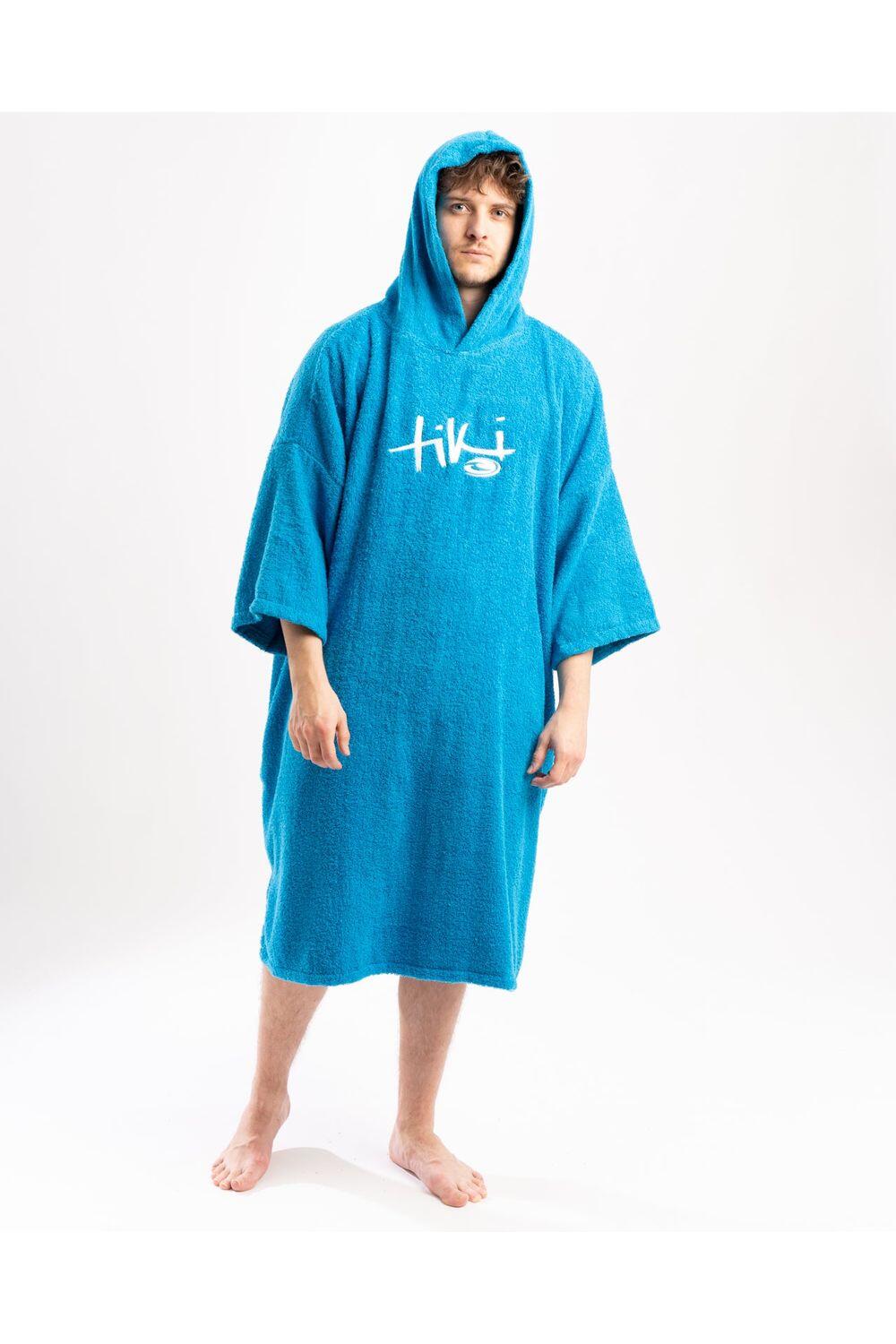 Adults Hooded Change Robe - Blue 4/7