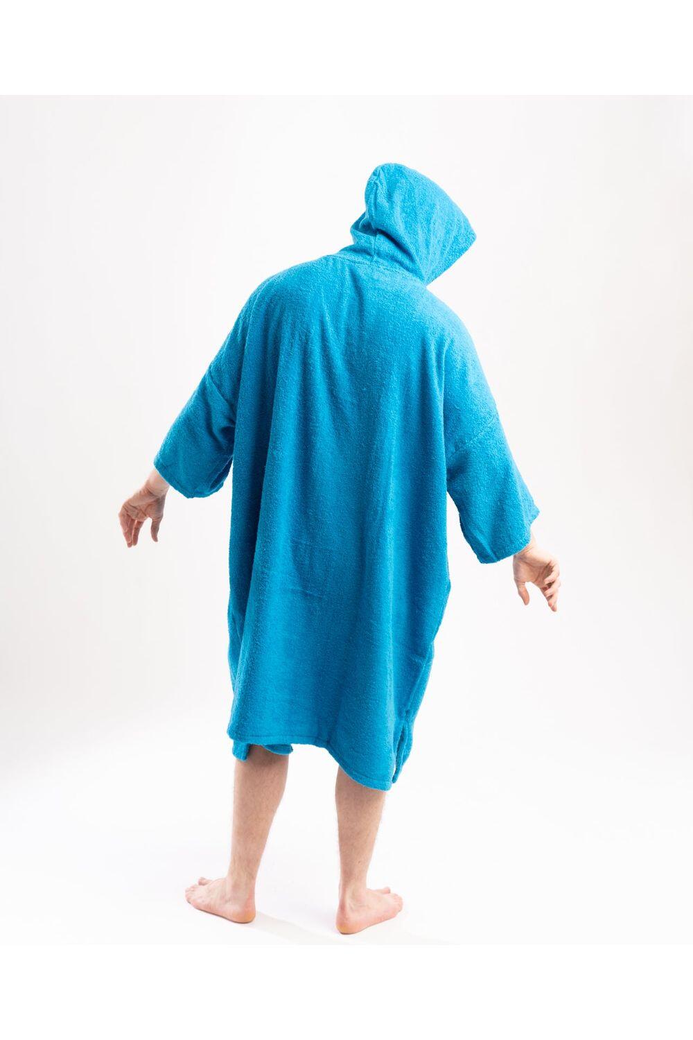 Adults Hooded Change Robe - Blue 2/7