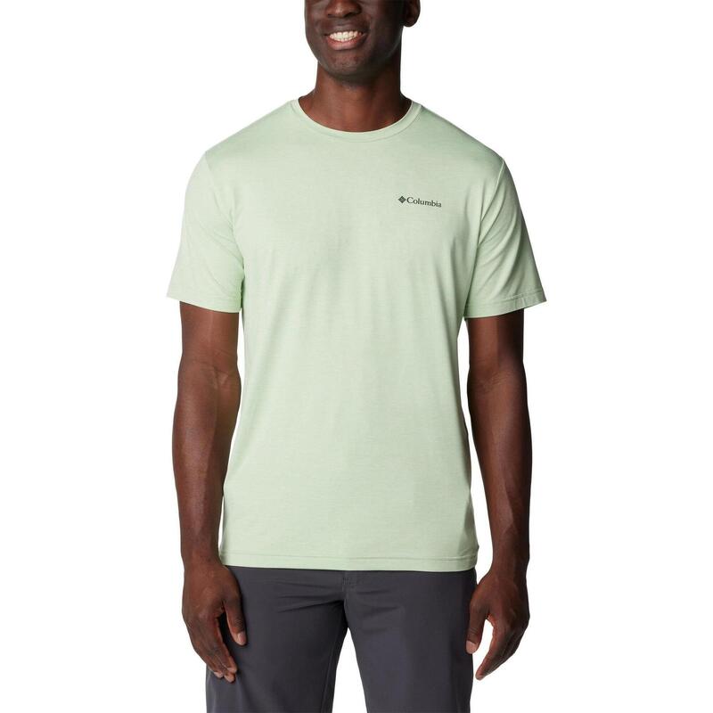 Kwick Hike Back Graphic Short Sleeve Tee férfi rövid ujjú sport póló - zöld