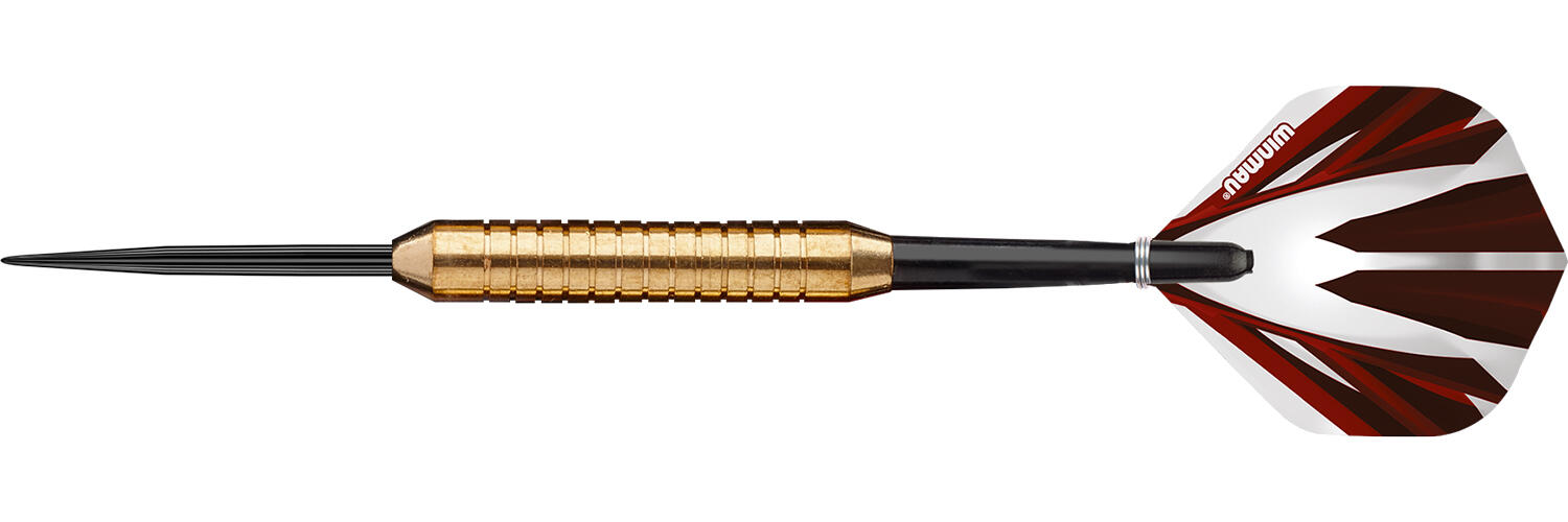 Winmau Dardos punta de acero Broadside brass 2/4