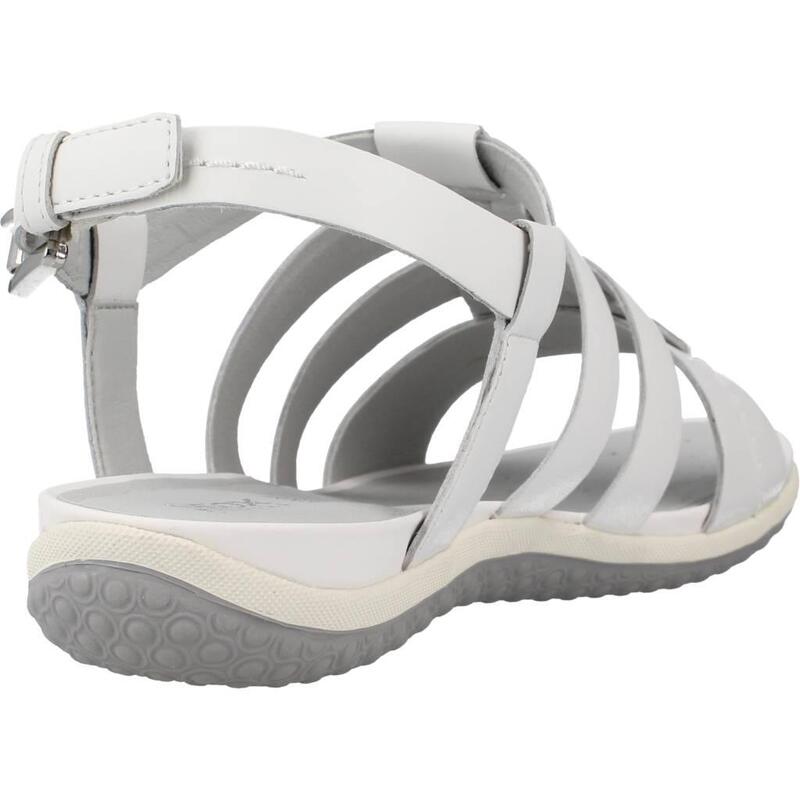 Sandalias Mujer Geox D Sandal Vega Blanco