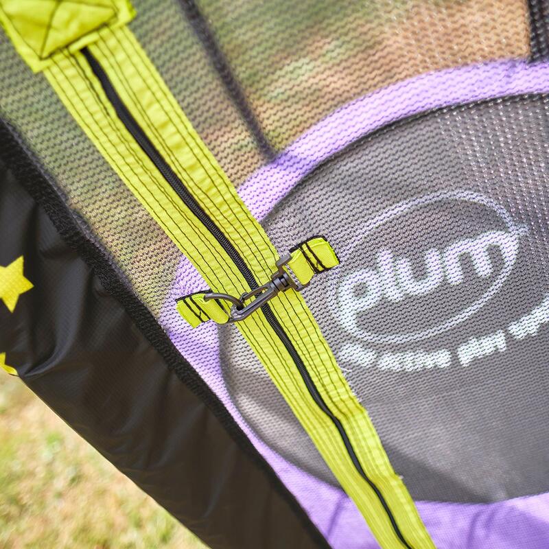 Plum Trampolino con rete di sicurezza Stardust Viola