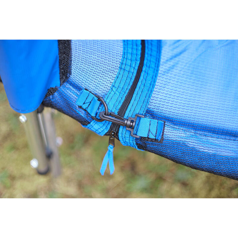 Szilvás trambulin Junior biztonsági hálóval kék 4,5 láb