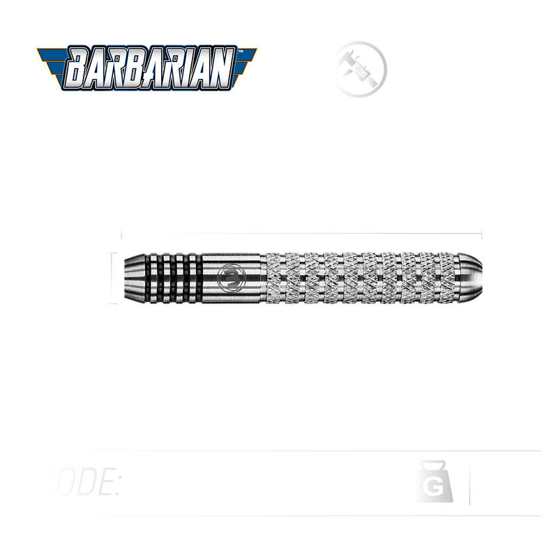 Winmau Dardos punta de acero Barbarian Inox