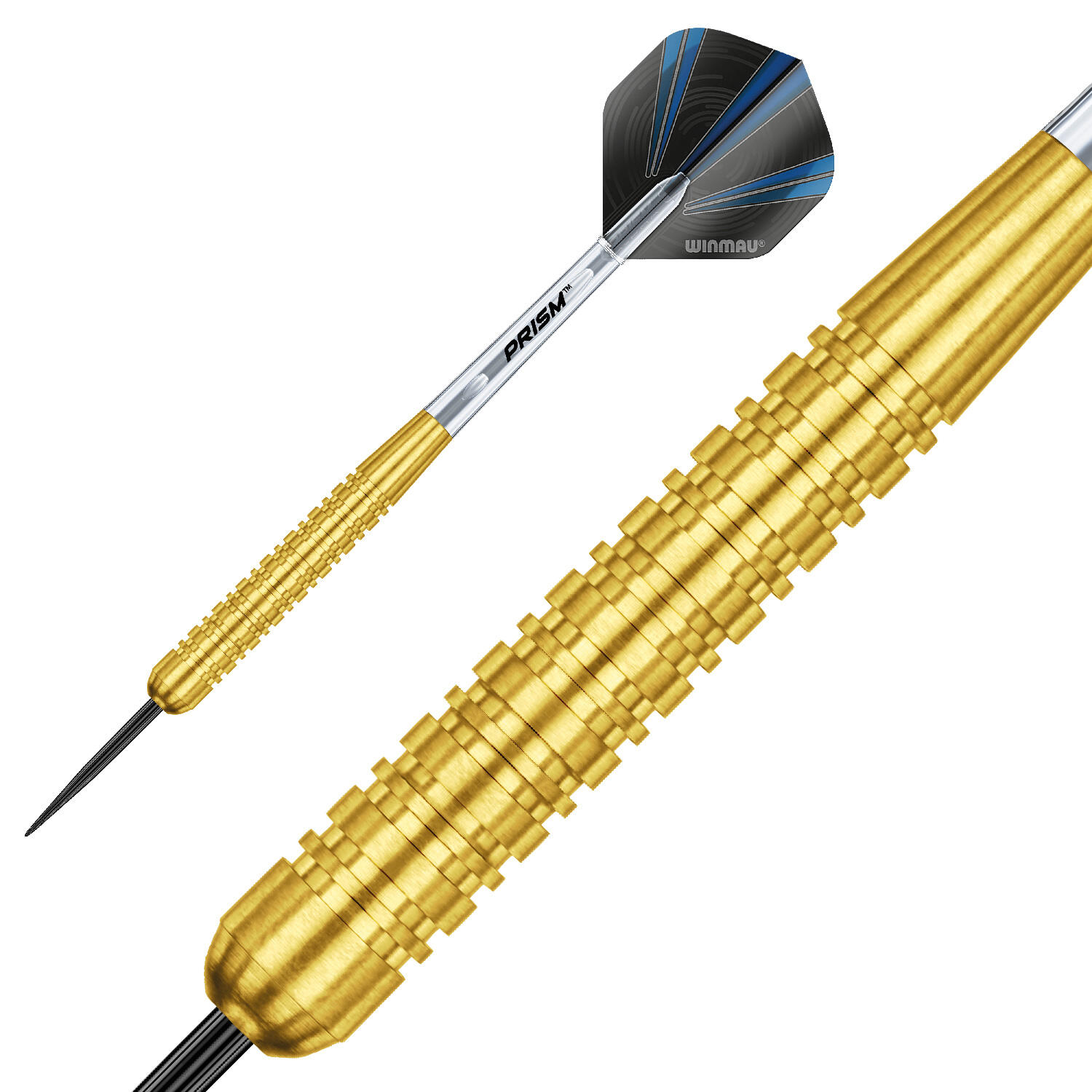 Dardos punta de acero adulto Neutron Brass negro 4/7