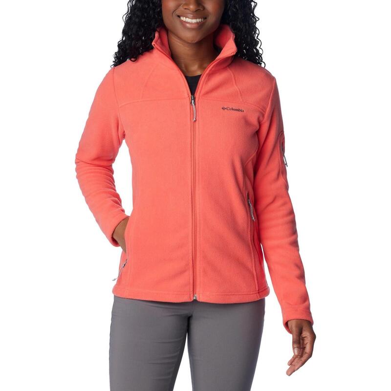 Pulover polar Fast Trek II Jacket - rosu femei