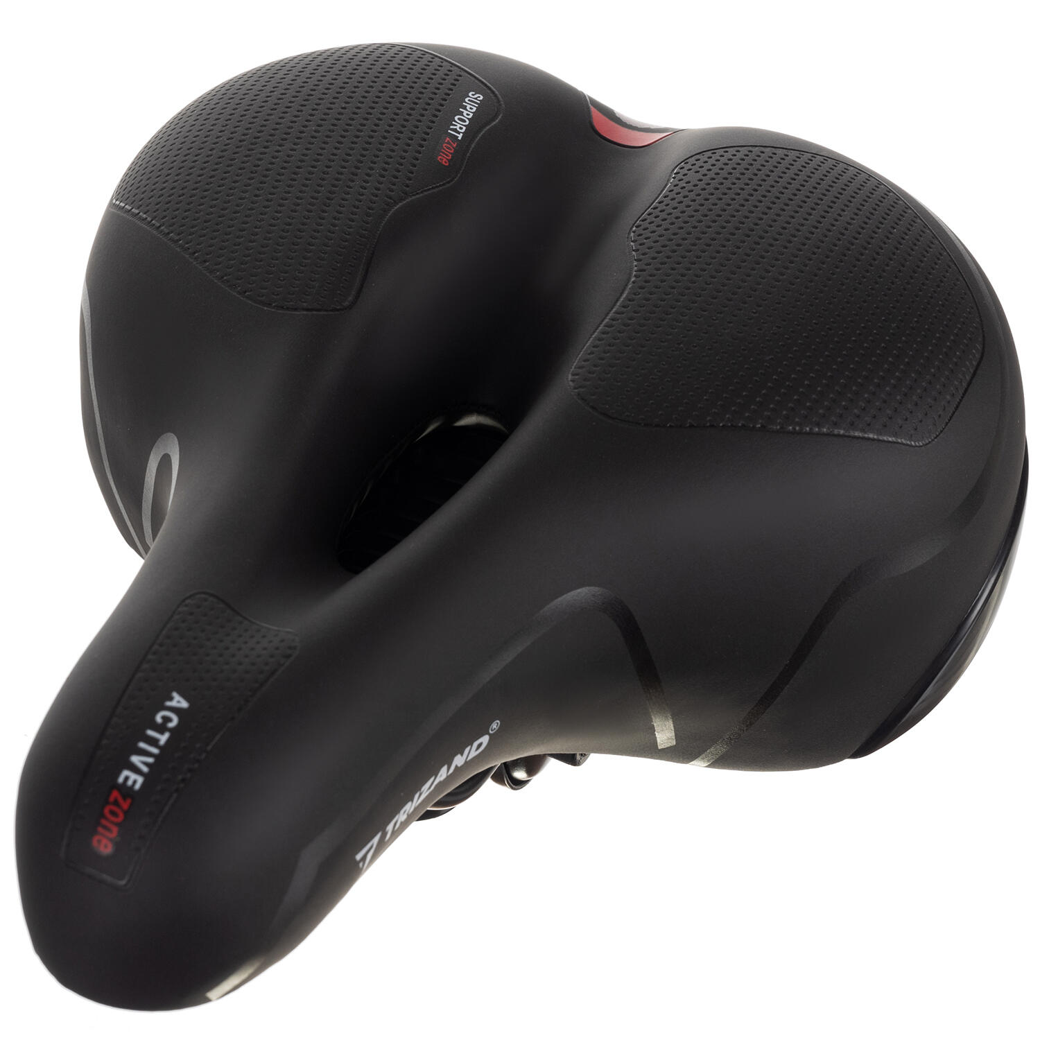 Sillín de bicicleta Comfort Foam Mujer/Hombre - Negro - Con funda de sillín 6/7