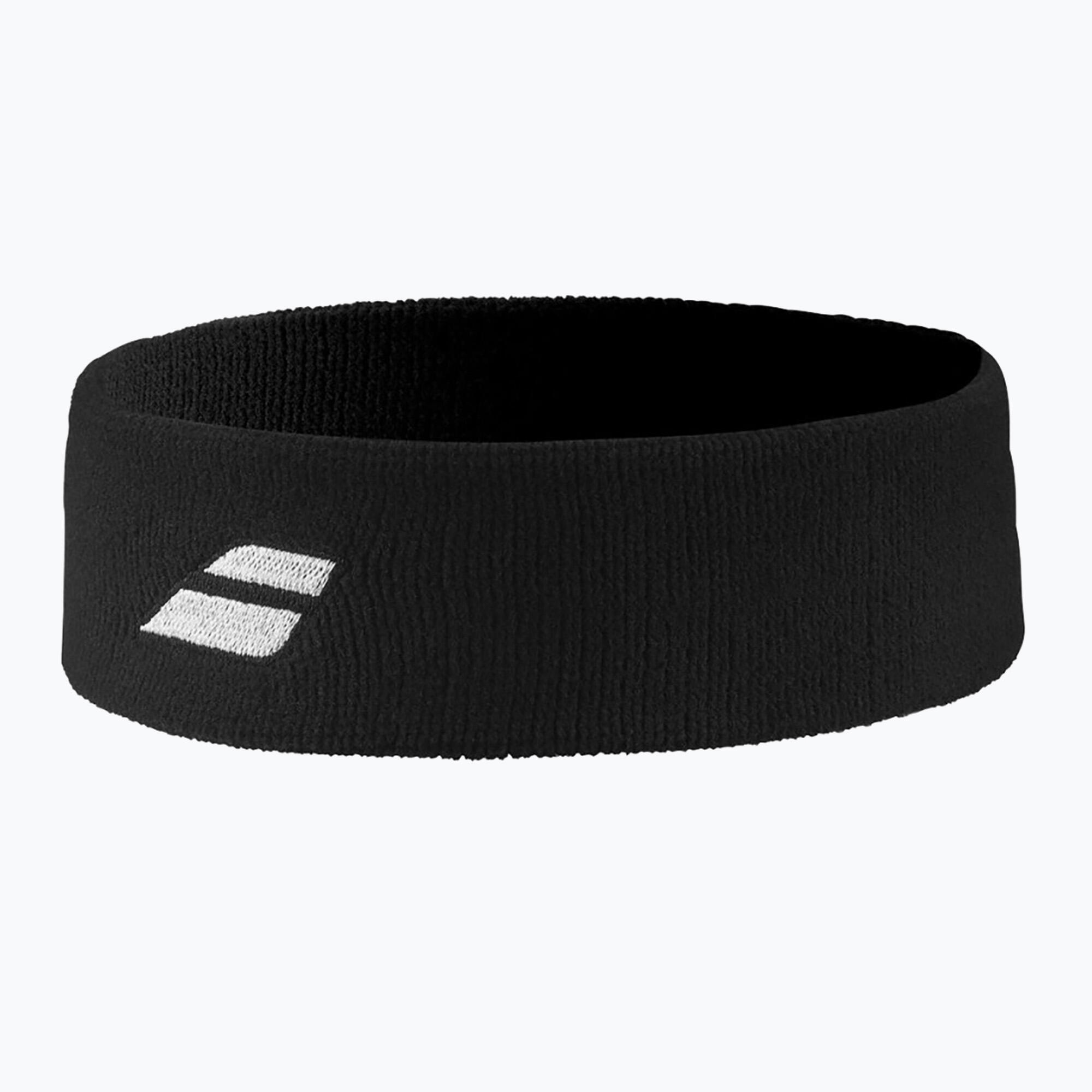 BABOLAT LOGO HEADBAND BLACK 2/5