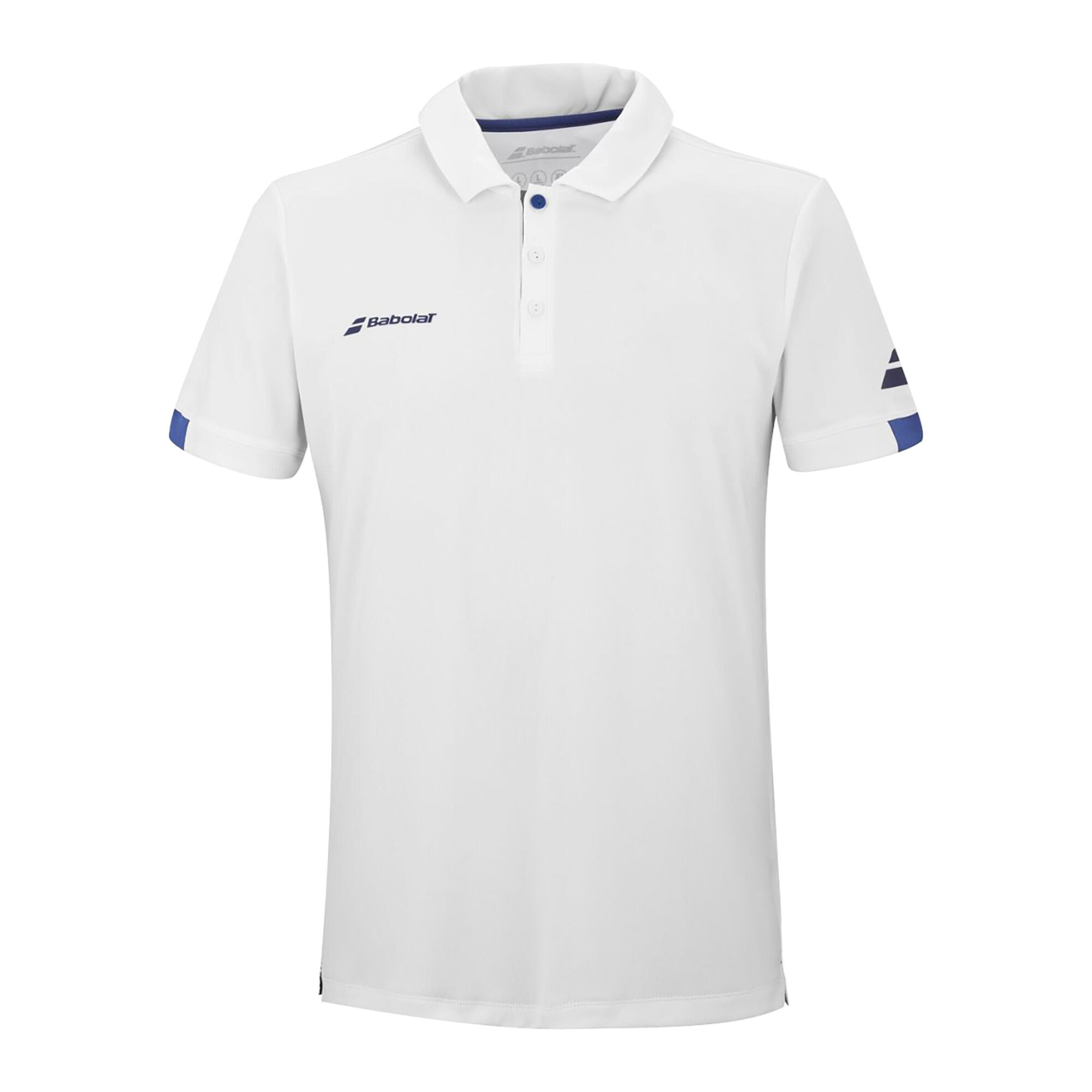 Babolat - Polo Homme Babolat Play - T-shirt Manches Courtes - Blanc - 40 M - Decathlon