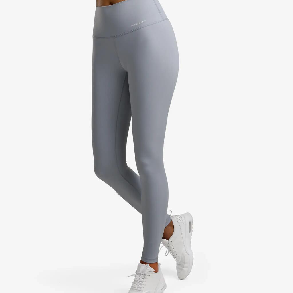 Women's Smart Leggings Padel/Tennis Light Grey