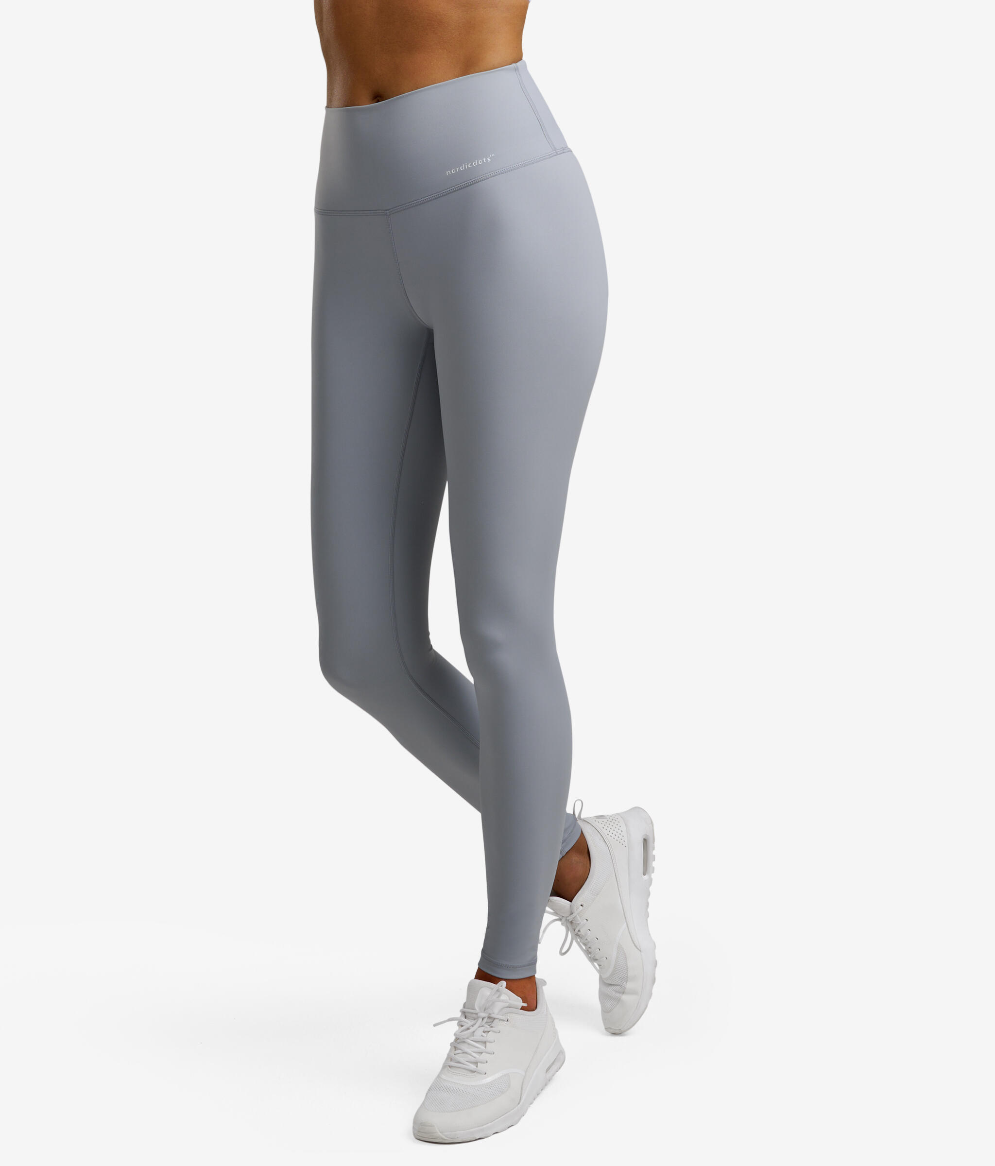 NORDICDOTS Leggings Tennis/Padel Smart Donna Grigio Chiaro