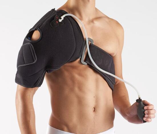 CoolComp - Impacco di ghiaccio e compressione per la spalla