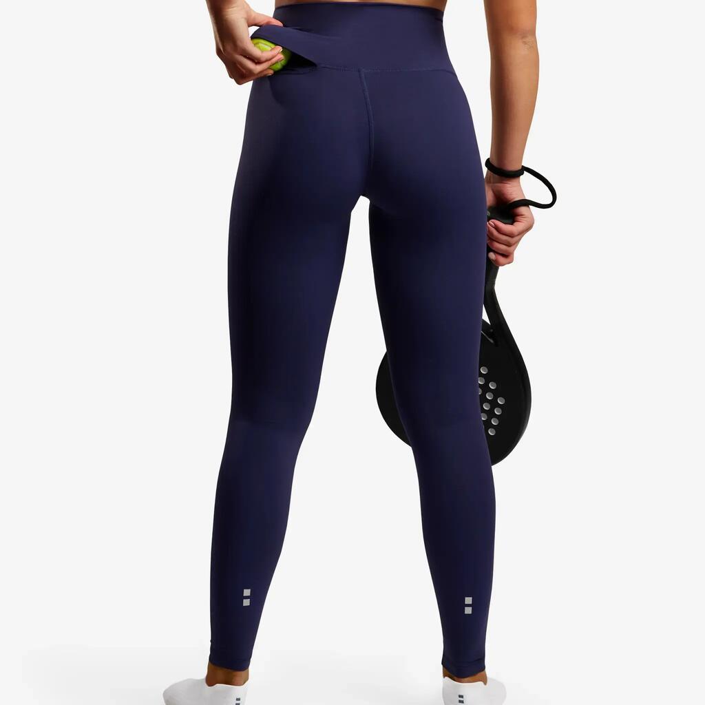 Women's Smart Leggings Padel/Tennis Navy