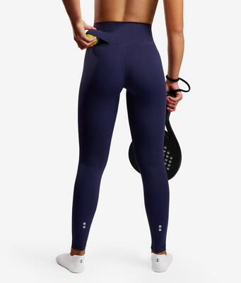 Smart tennis/padel legging dames marineblauw