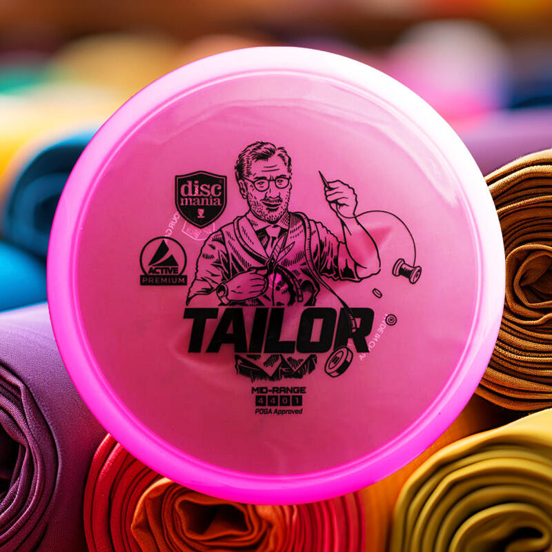 Disc golf active premium-line tailor mid-range rose 2/3