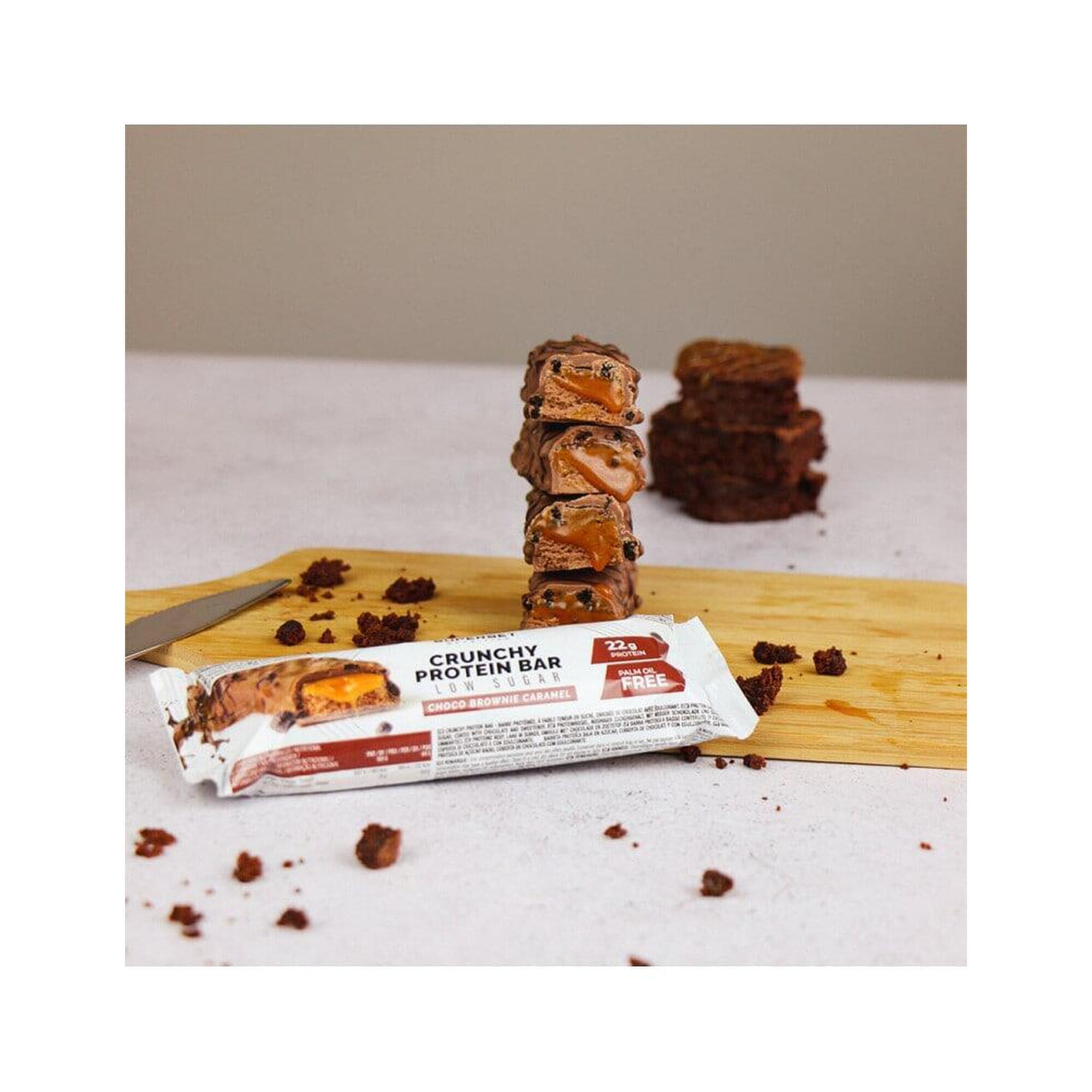 CRUNCHY PROTEIN BAR (15X64G) | Choco Brownie Caramel