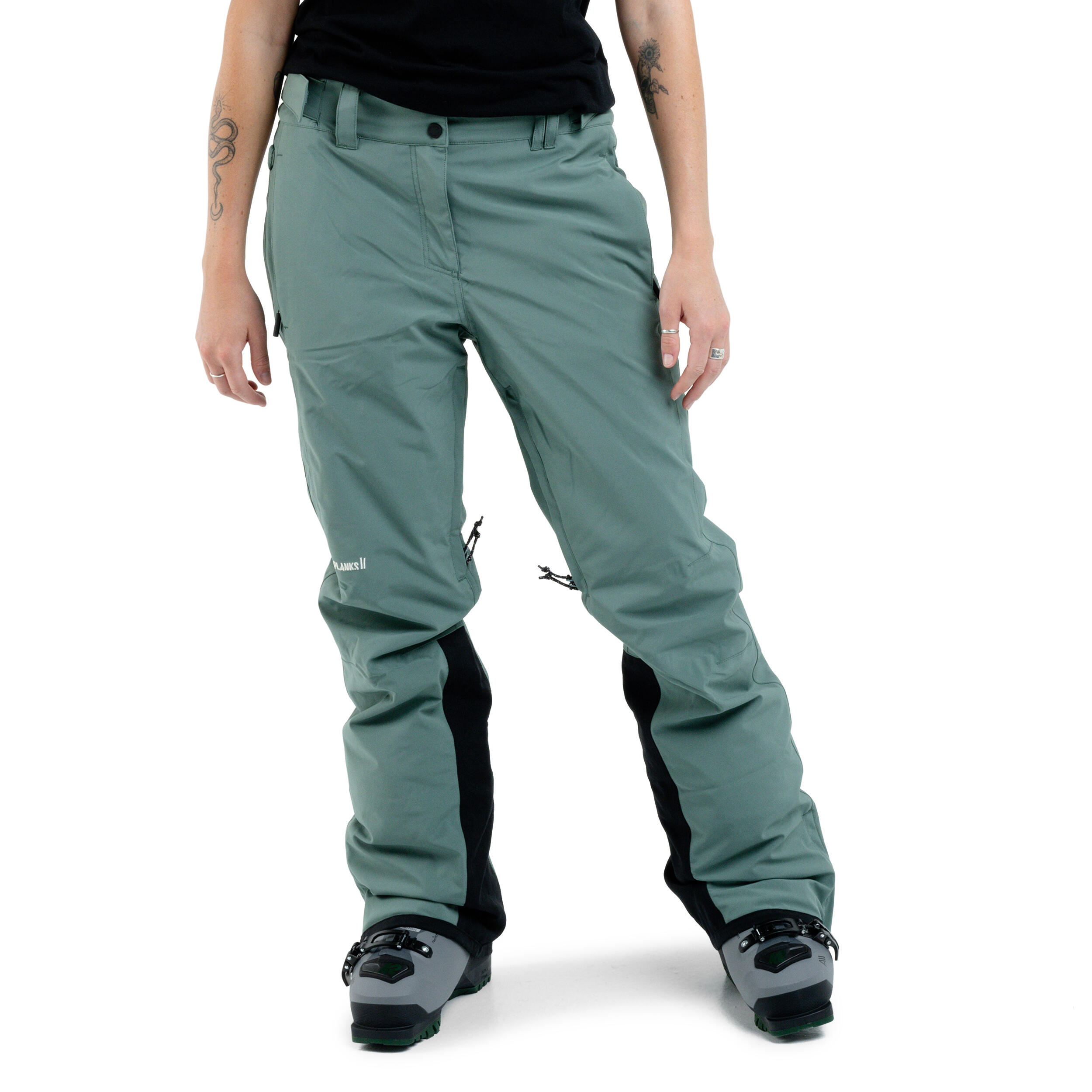 PLANKS Planks All-Time Women's Insulated Pants in Sage Green - Ladies Sports Trousers