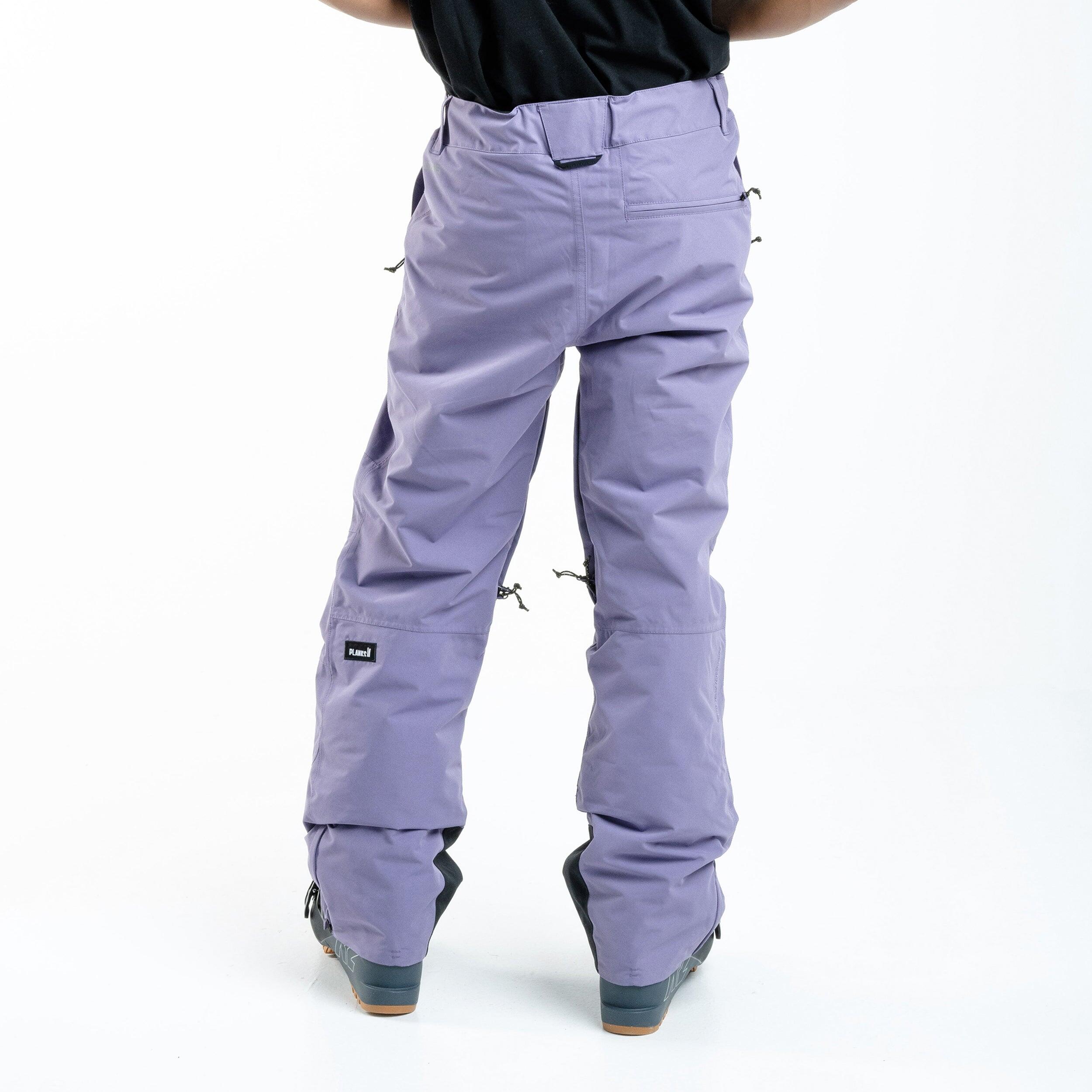 Planks Easy Rider Men's Ski Pants in Steep Purple with Pockets - Sports Trousers 4/4