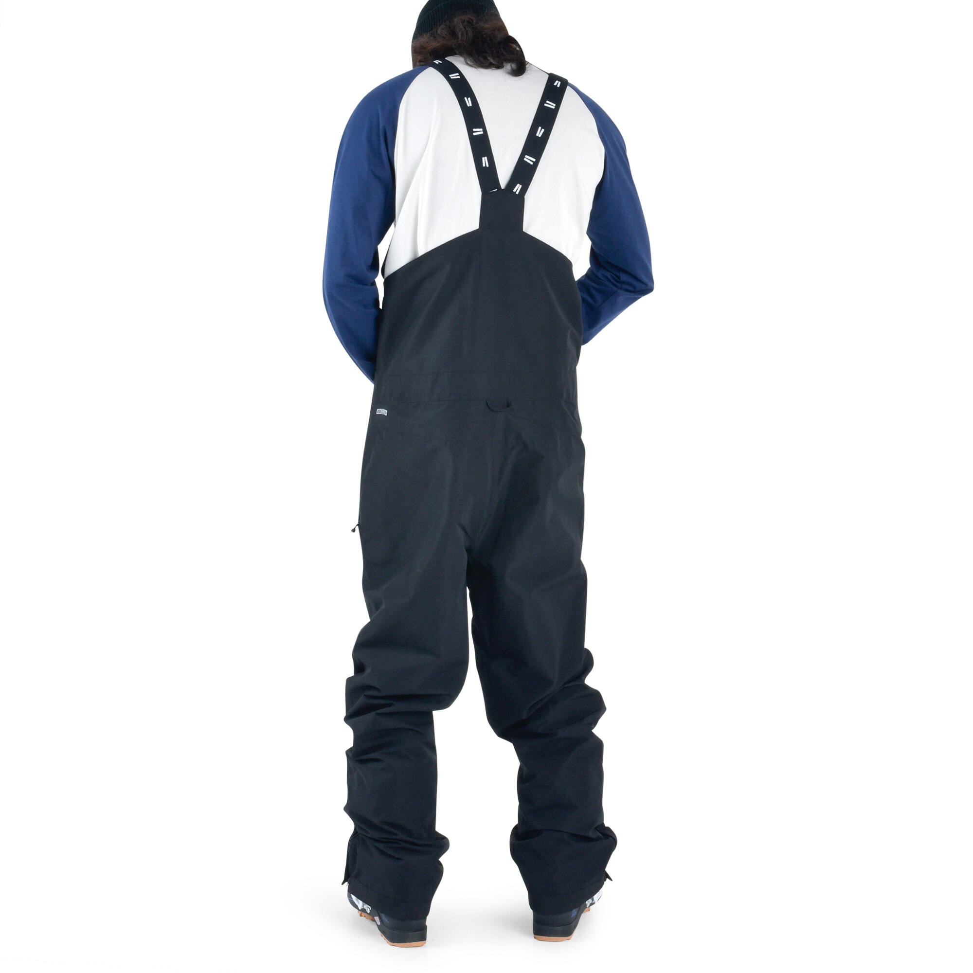 Planks High Rider Men's Ski Bib Pants in Black Waterproof Winter Sport Jumpsuit 2/4