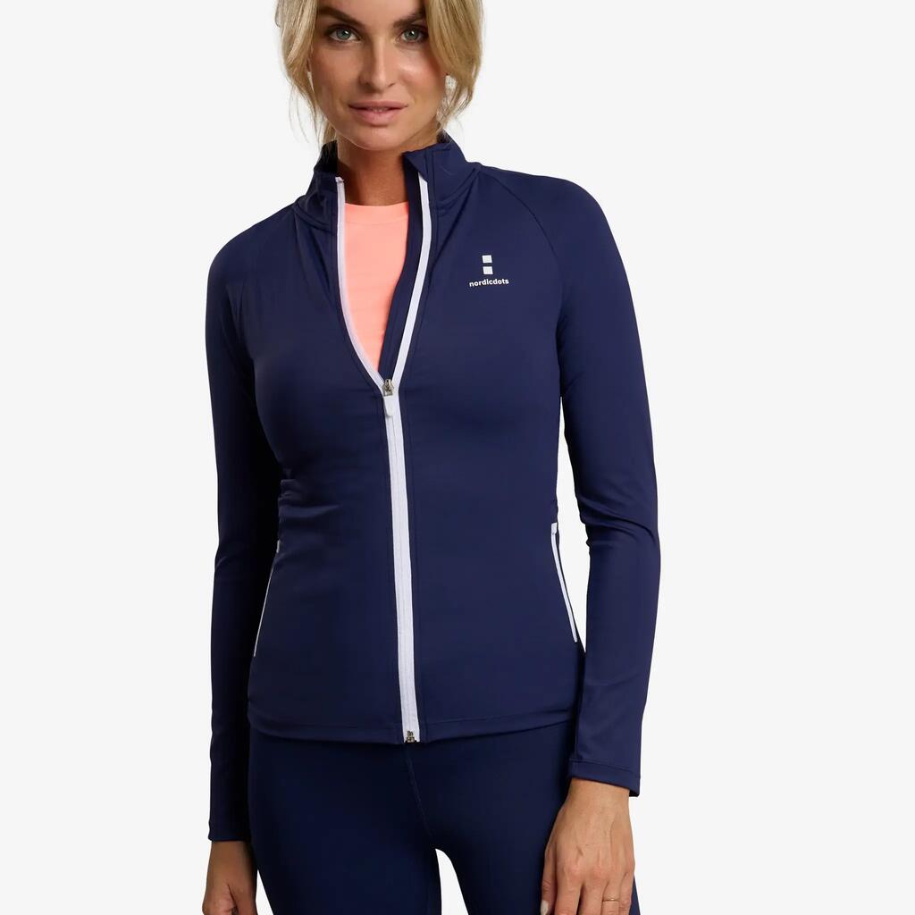 Women's Performance Long Sleeve Tennis/Padel Navy