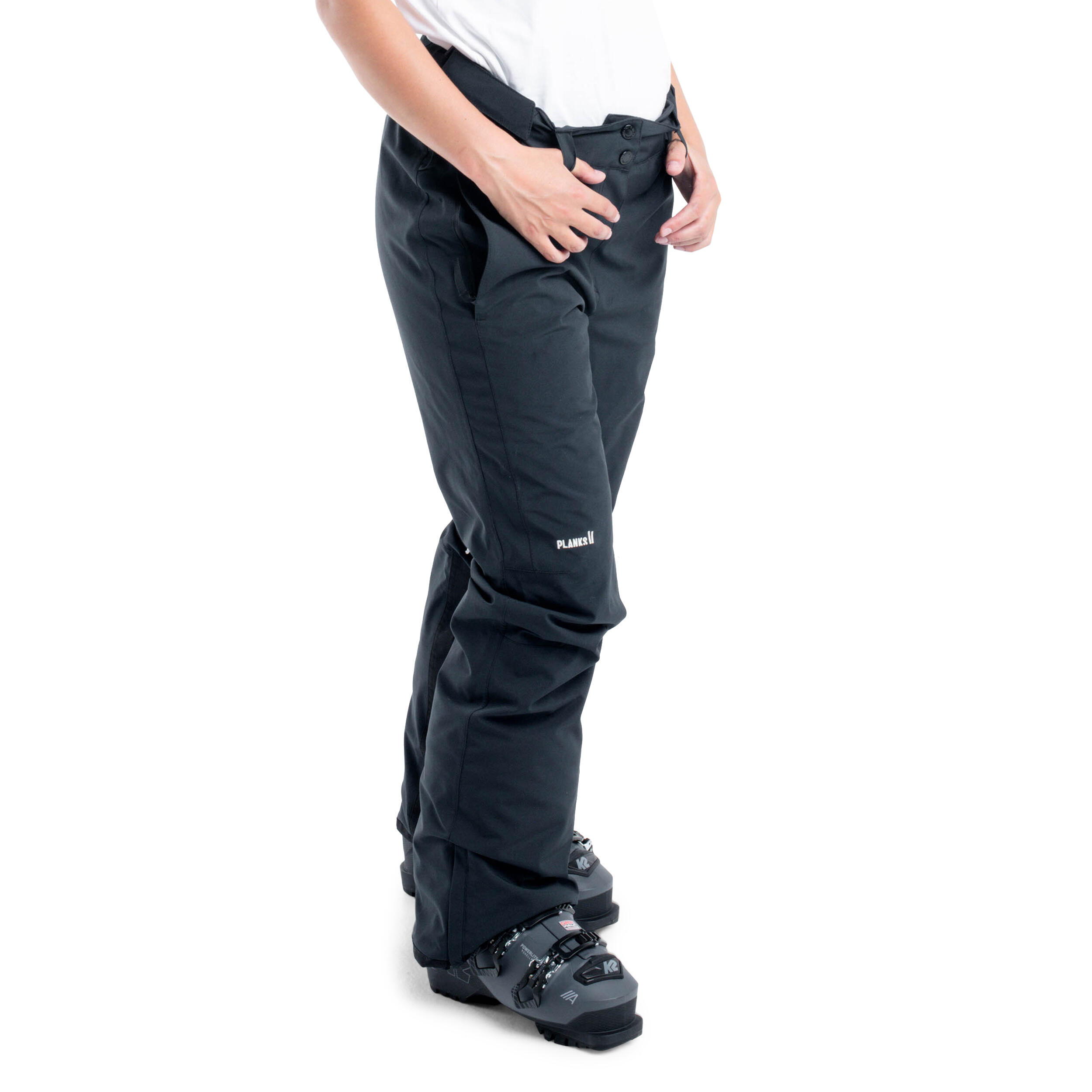 Planks All-Time Women's Insulated Pants in Black - Ladies Sports Trousers 2/3