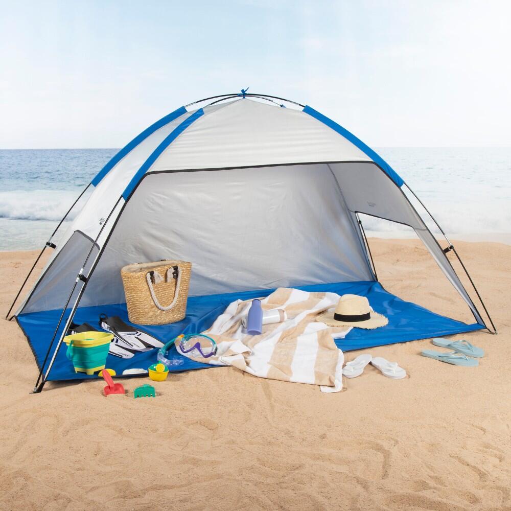 Aktive Tenda da vento e da spiaggia per 2 persone UV50 con finestre e pavimento 3/7