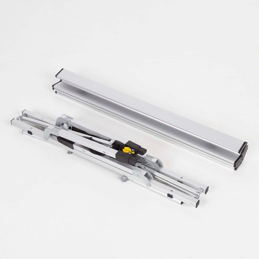 Table de camping pliante Aktive en aluminium, réglable en hauteur avec filet 2/7
