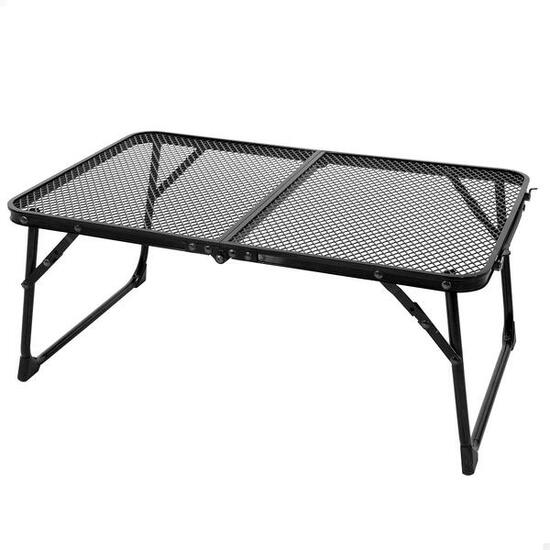 Aktive petite table pliante valise de camping anti-renversement noire