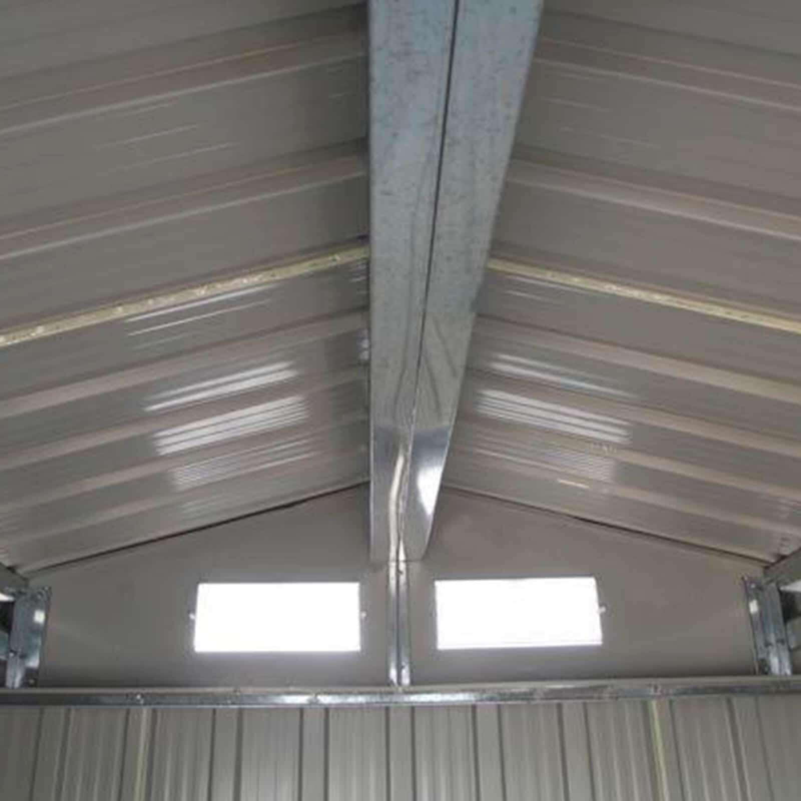 Caseta Metálica Gardiun Coventry 9,66 m² Exterior 321x301x205 cm Acero Galvaniza 2/4