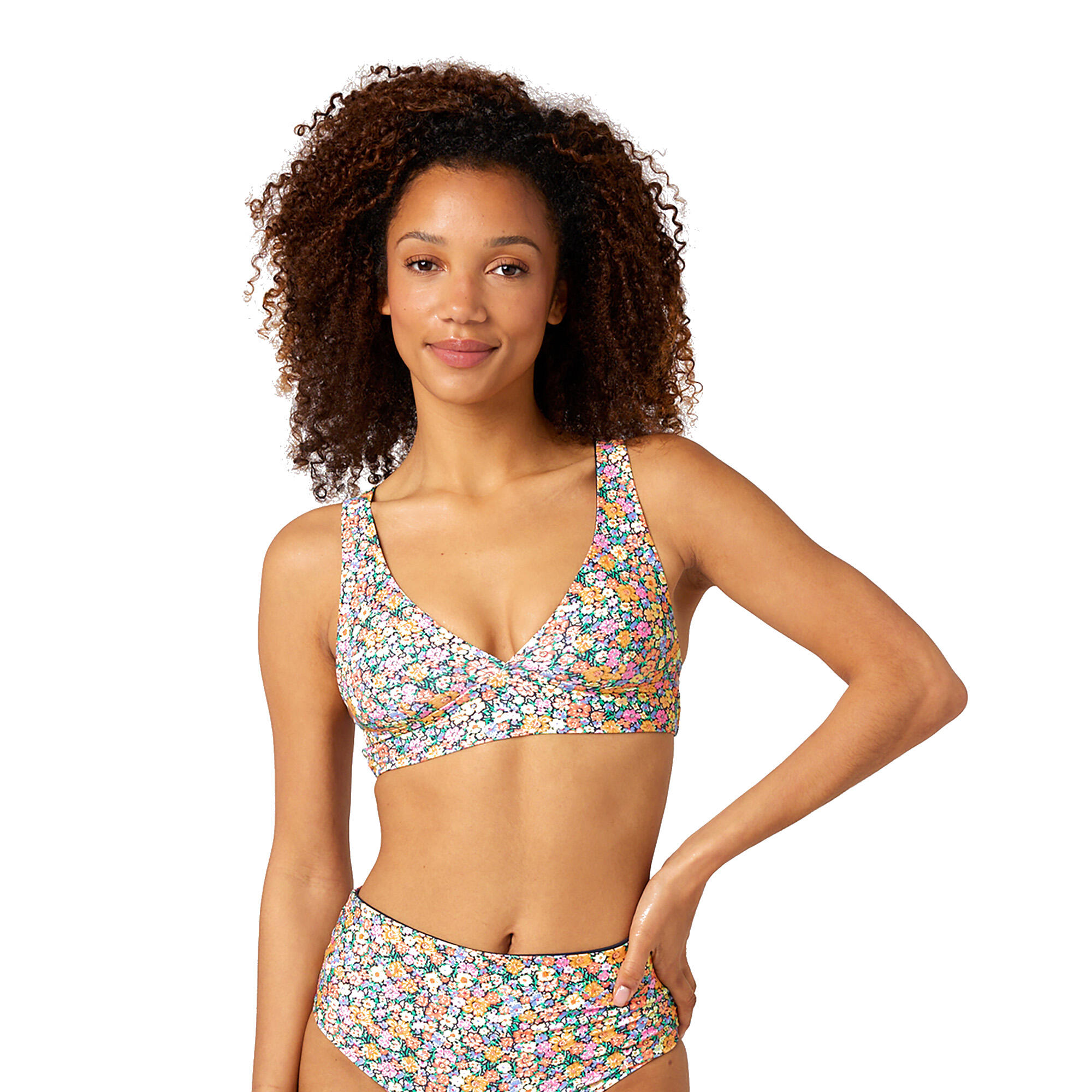 Cubra de rip curl afterglow ditsy halter revo 3282 swimsuit