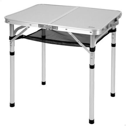 Aktive Table pliable camping valise antidérapante beige avec auxiliaire rouge