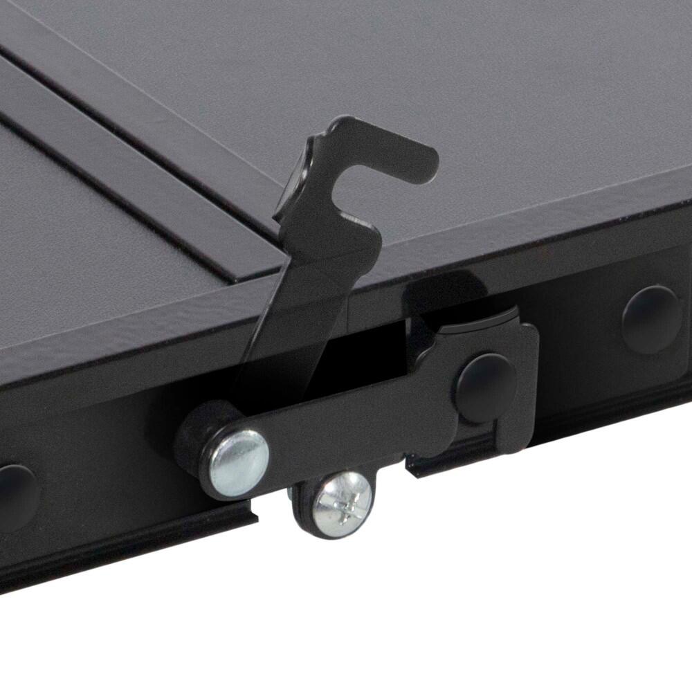 Aktive Mesa de acampamento dobrável preta antiderrapante, sistema de nivelamento 6/7
