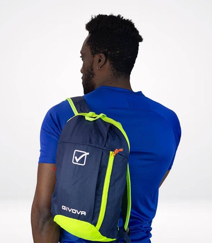 Givova Zainino Capo Plecak - Navy/Amarillo Fluo, sportowy i przestronny