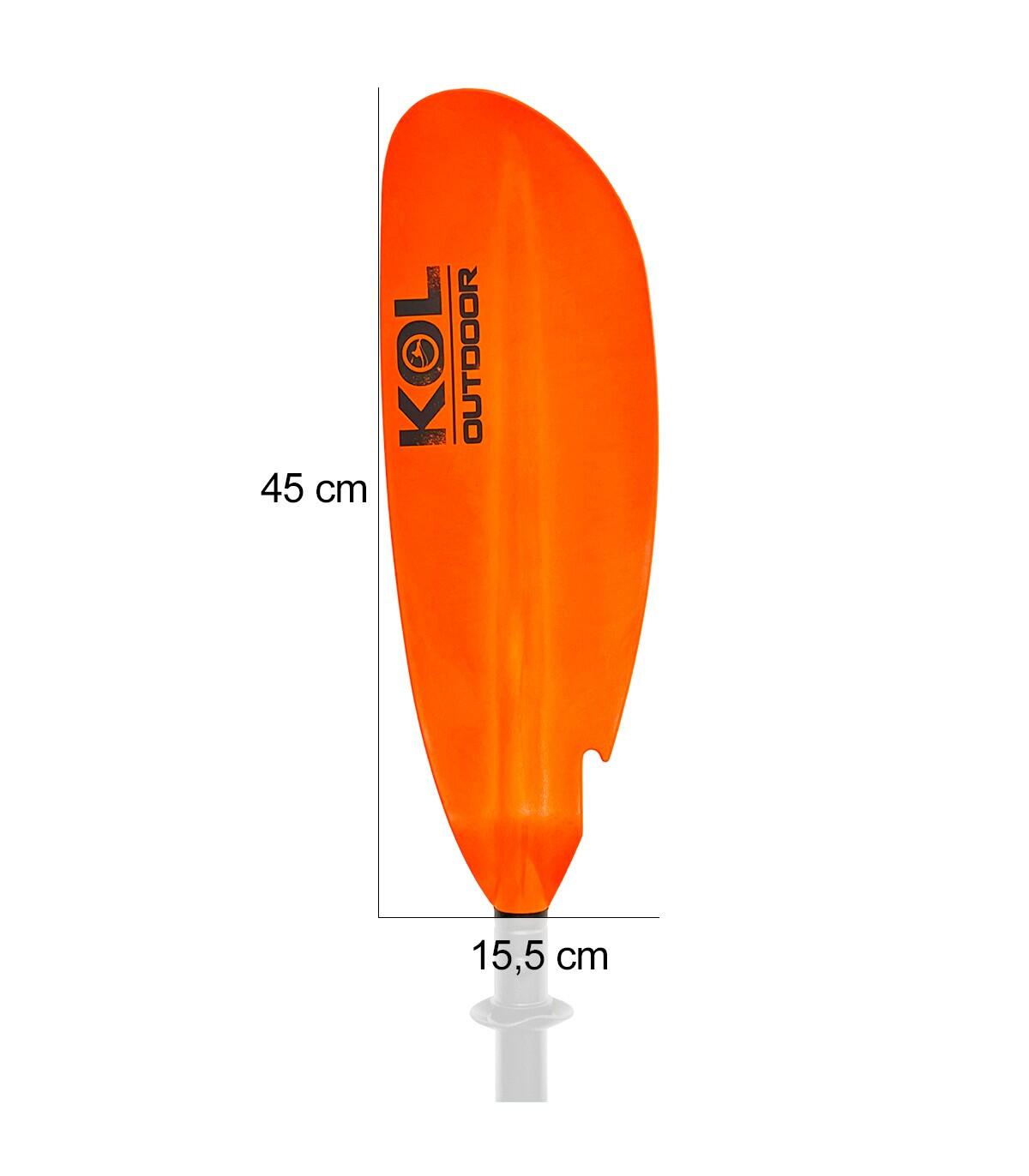 Remo kayak desmontable Kol Outdoor de aluminio 2 piezas 2/6