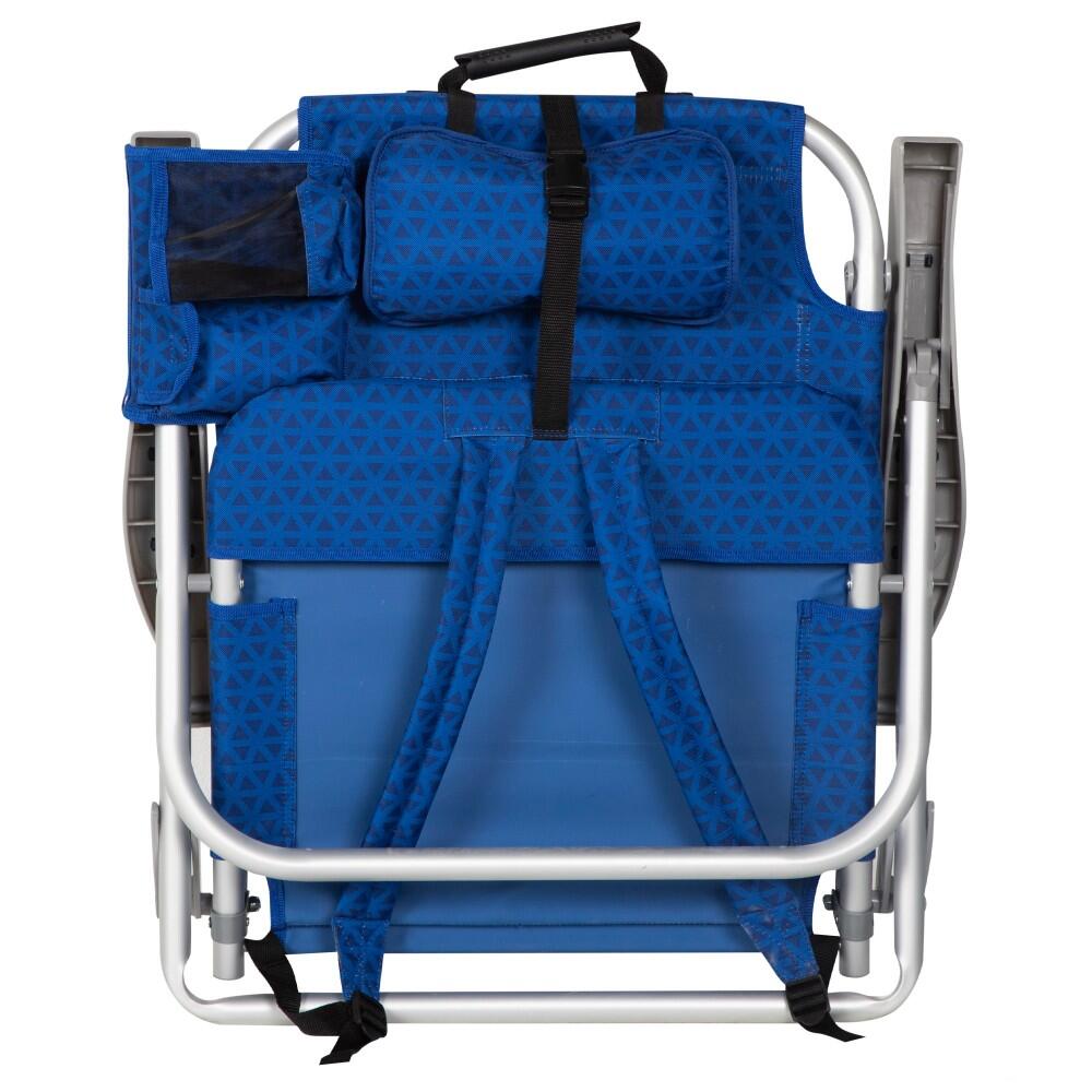 Chaise de plage pliante et inclinable 5 positions avec réfrigérateur Aktive 7/7